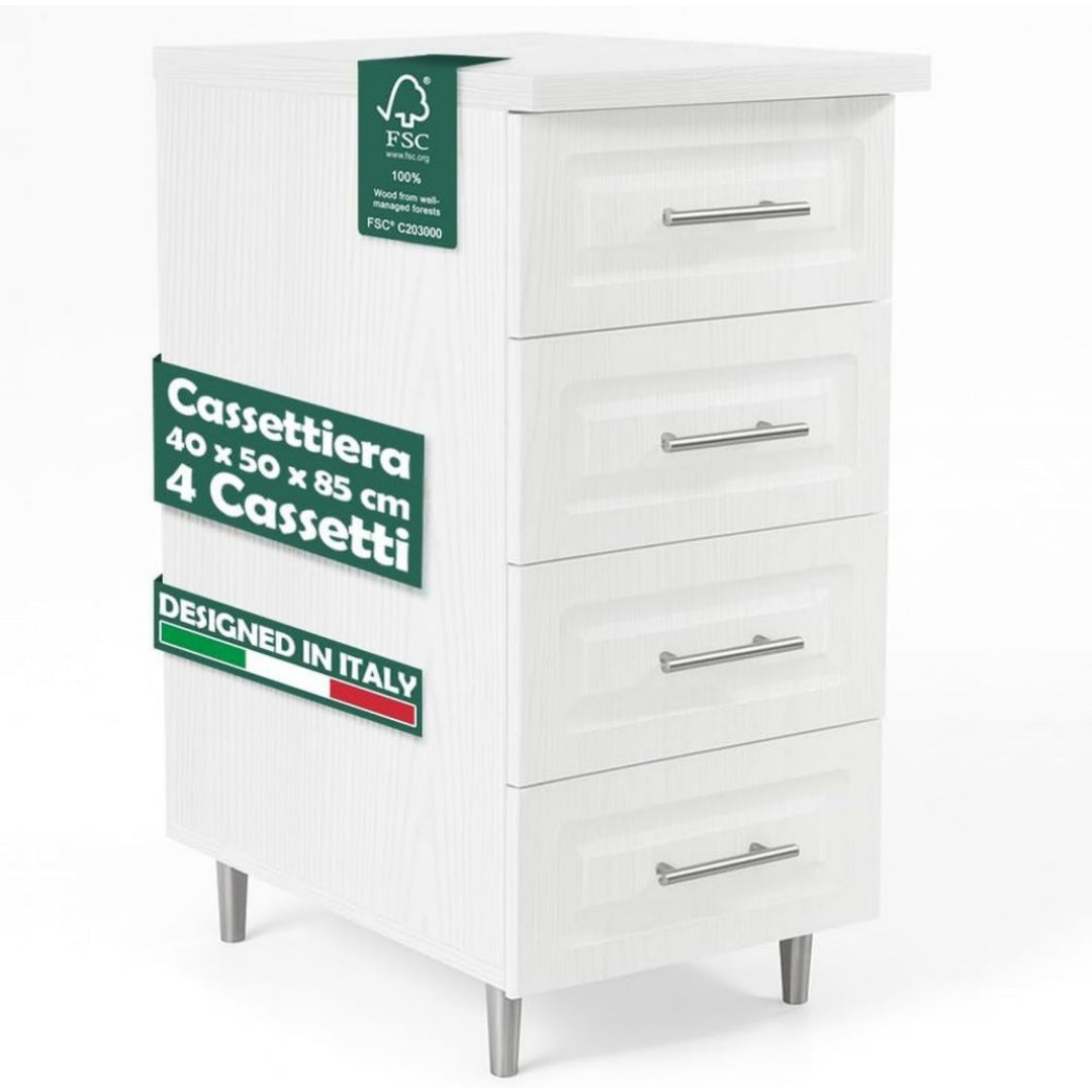 Legno Moduli componibili Bianco Robusto