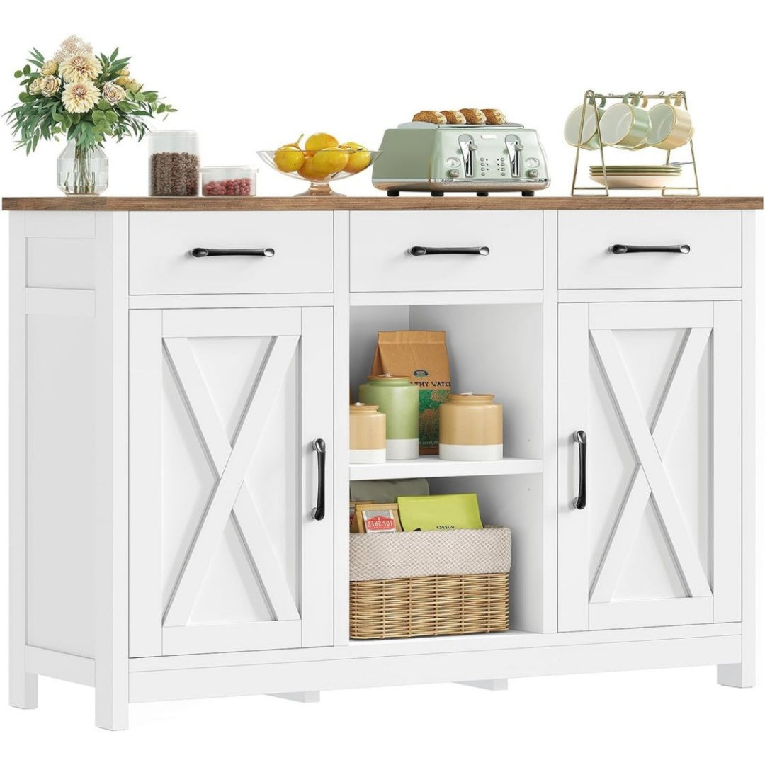 Regolabile Credenze e buffet Bianco