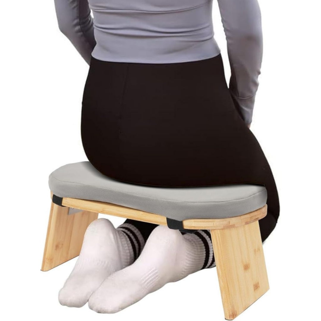 Panche da meditazione Grigio Pieghevole