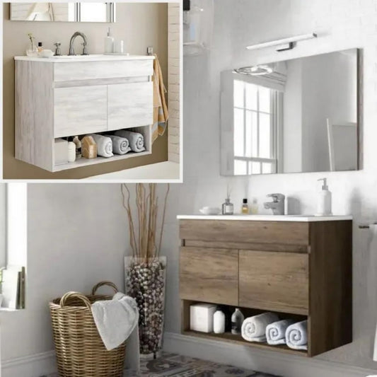 Mobiletti con lavabo Rovere nordik