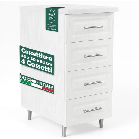 Legno Moduli componibili Bianco Robusto