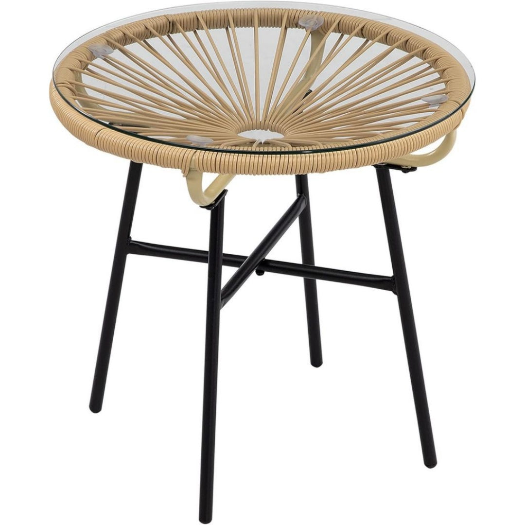 Tavolini da appoggio in Metallo Beige