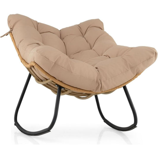 Sedie a dondolo 88 x 116 x 92 Marrone